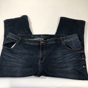 Lane Bryant Plus Size 26 Capri Jeans